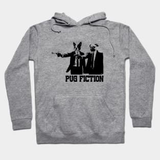 PUG FICTION_black Hoodie